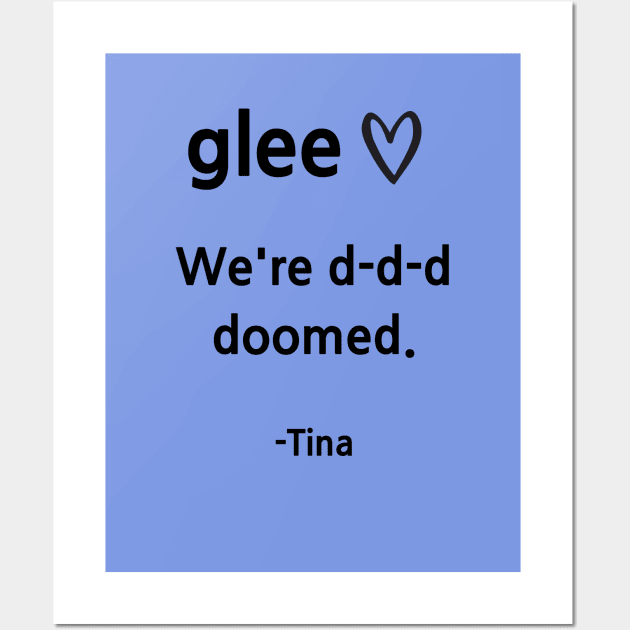 Glee/Tina Wall Art by Said with wit